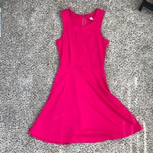 Hot Pink Skater Dress